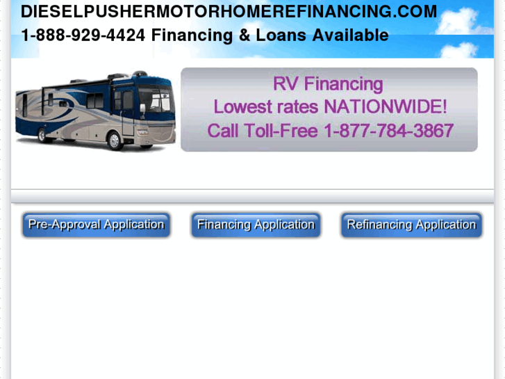 www.dieselpushermotorhomerefinancing.com