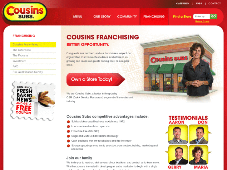 www.cousinsfranchise.com
