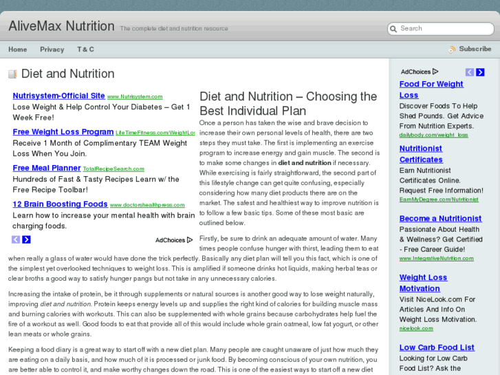 www.alivemax-nutrition.com