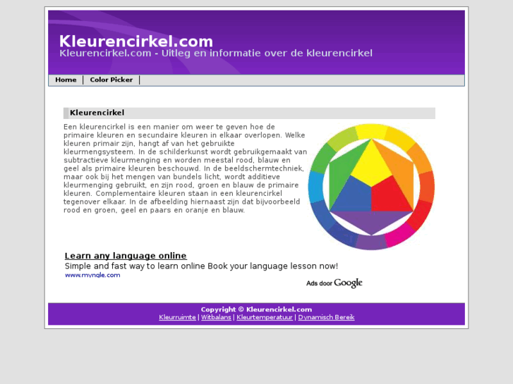 www.kleurencirkel.com