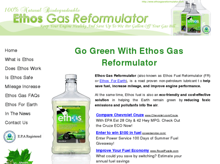 www.ethosgasreformulator.com