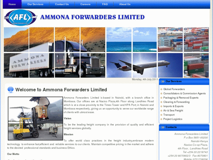 www.ammonaforwardersltd.com