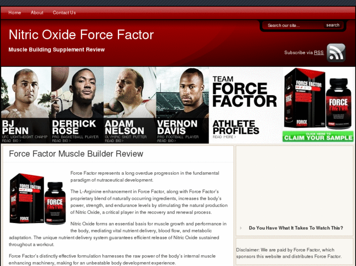 www.nitricoxideforcefactor.com