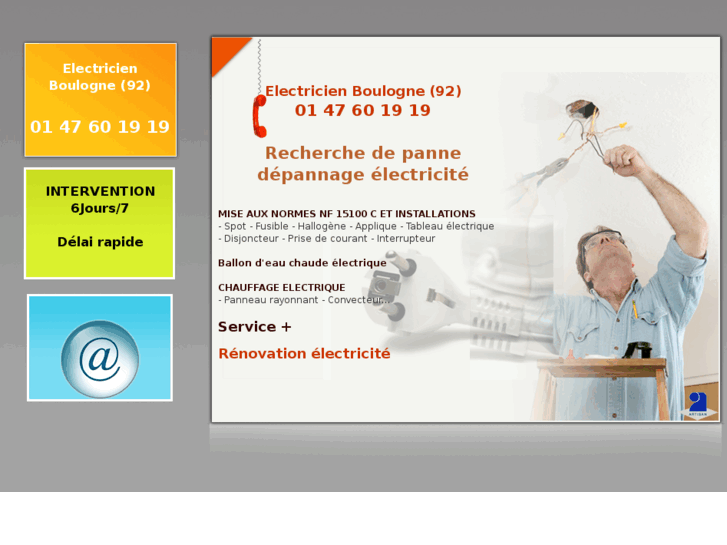 www.electricienboulogne.com