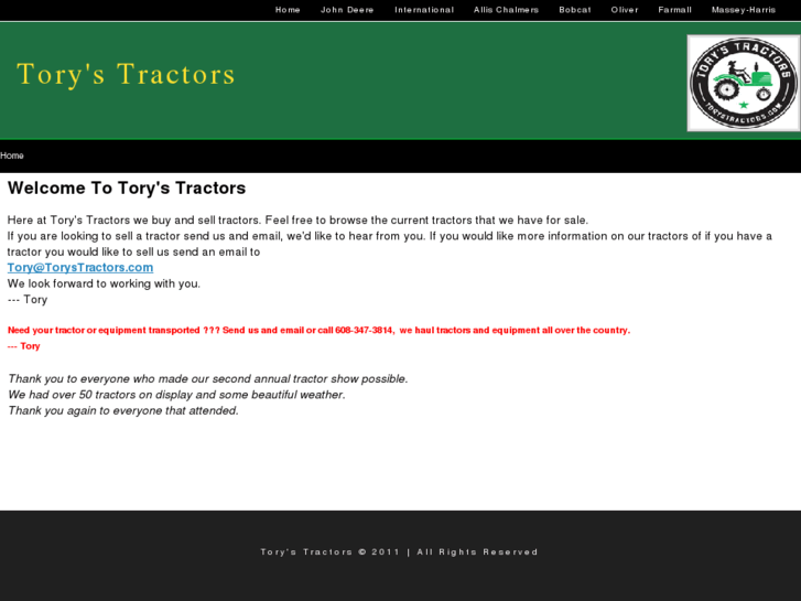 www.torystractors.com