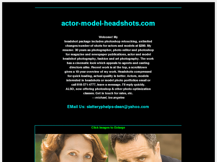 www.actor-model-headshots.com