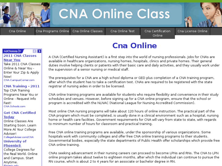www.cnaonlineclass.com