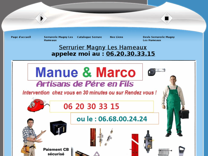 www.serruriermagnyleshameaux.net