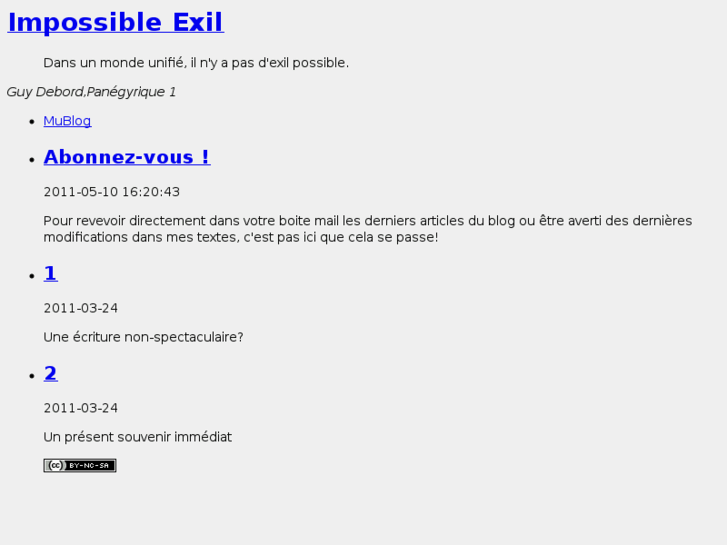 www.impossible-exil.info