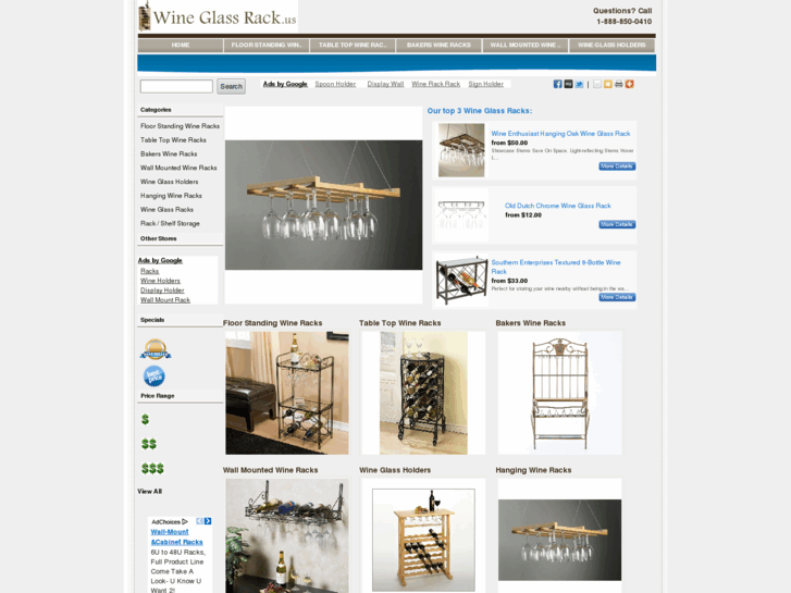 www.wineglassrack.us