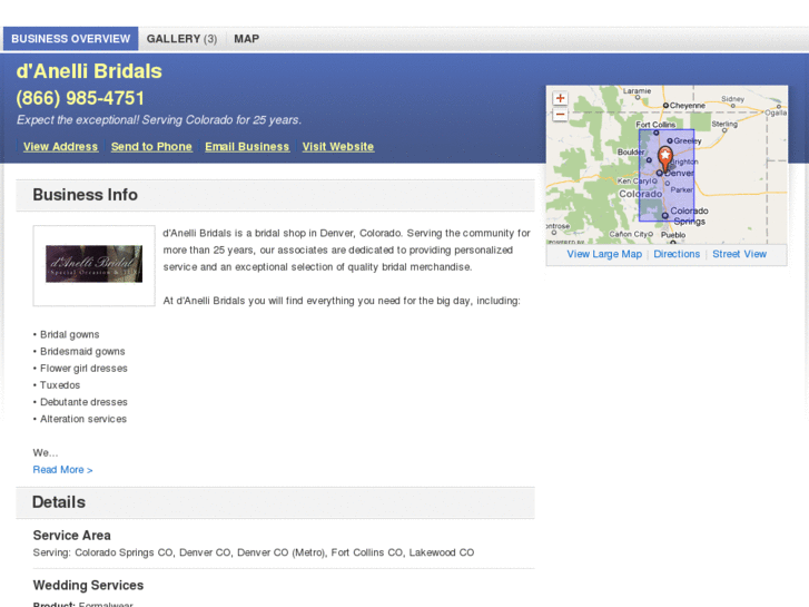 www.danellisbridal.com