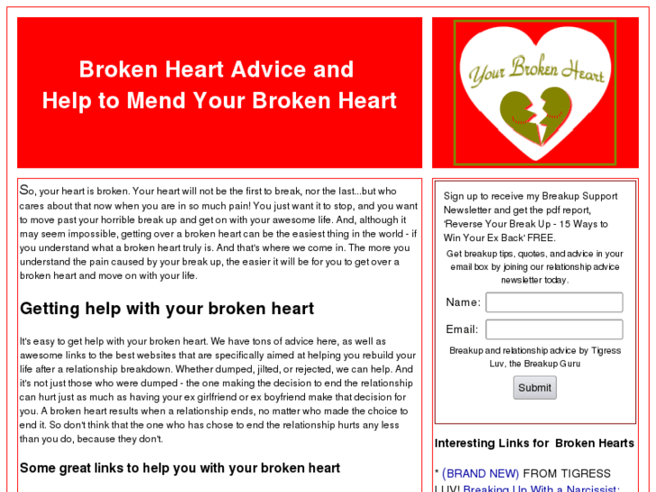 www.yourbrokenheart.com