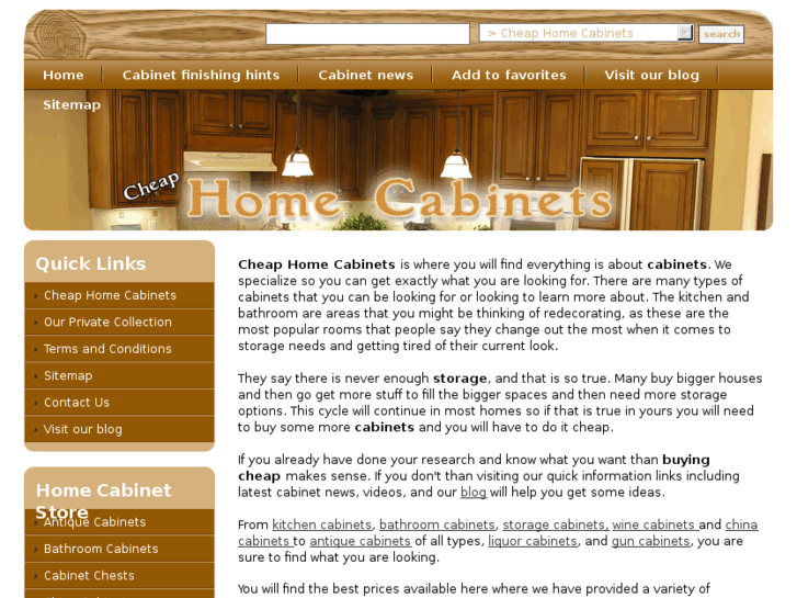 www.cheaphomecabinets.com