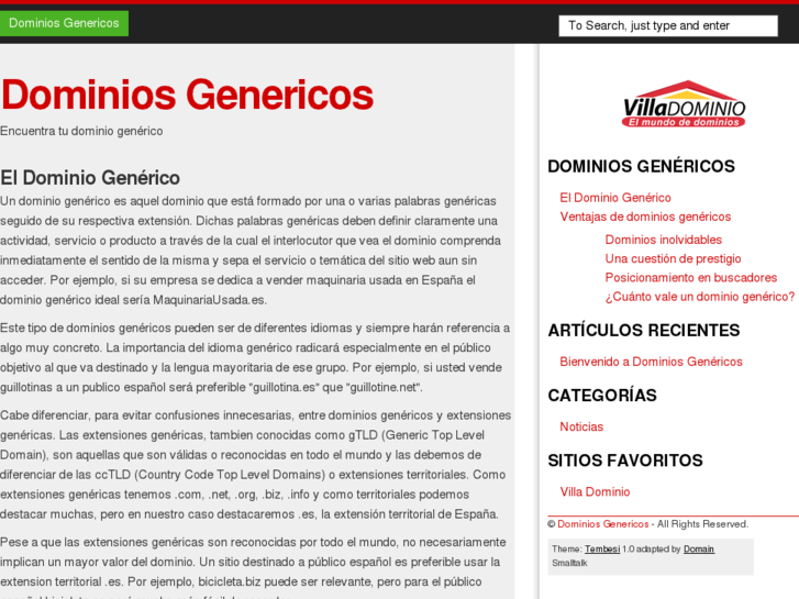 www.dominiosgenericos.es