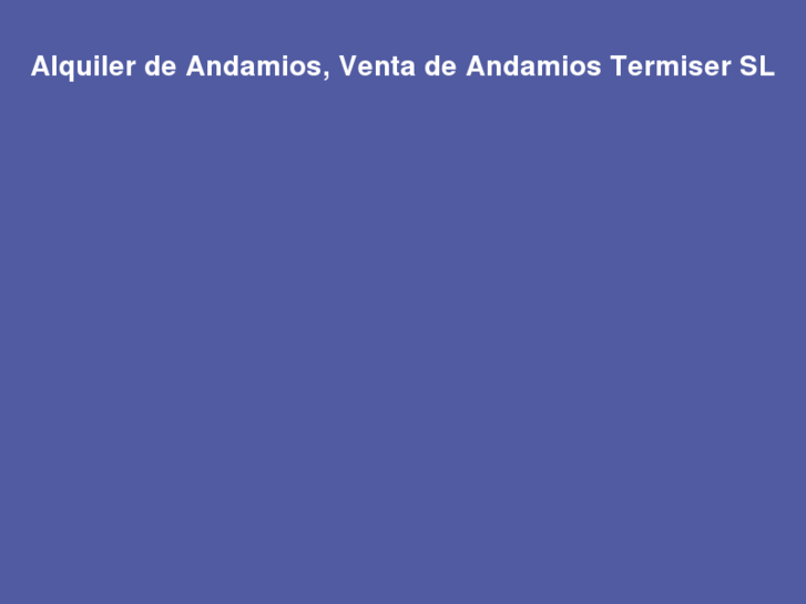 www.andamios-termiser.es
