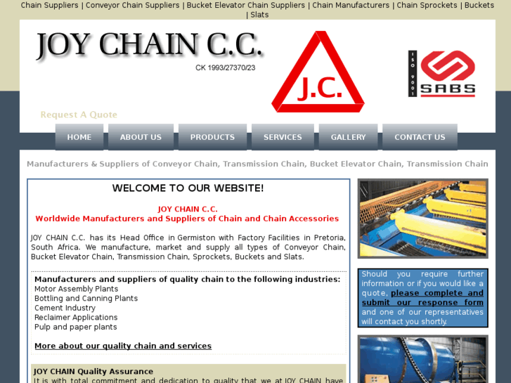 www.chainsuppliers.co.za