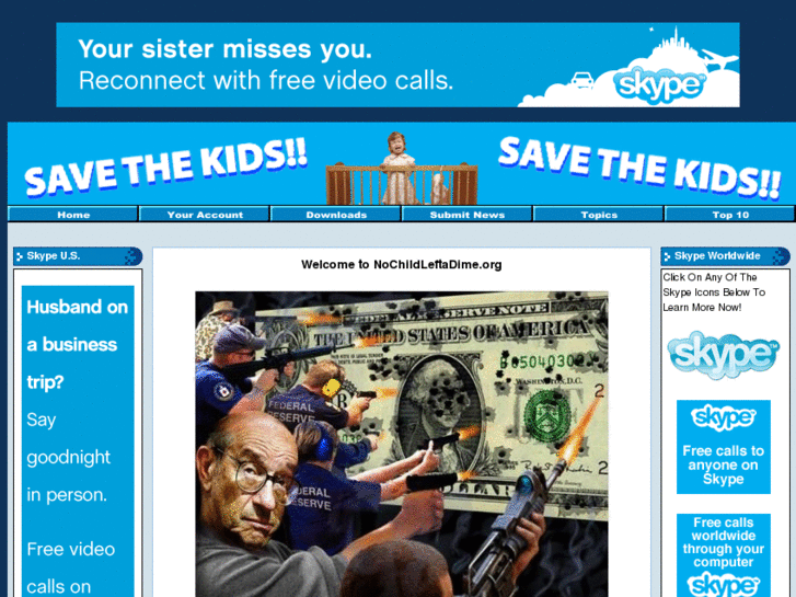 www.nochildleftadime.org