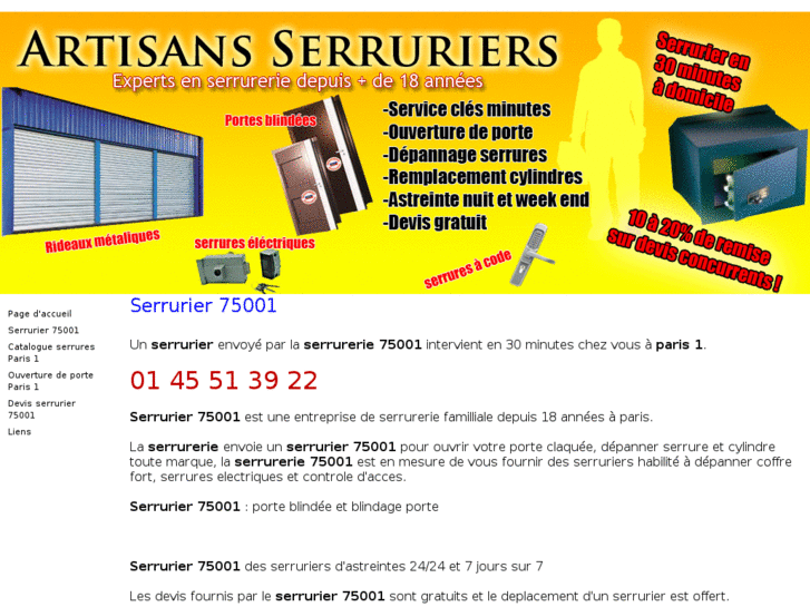 www.serrurerie-75001.com