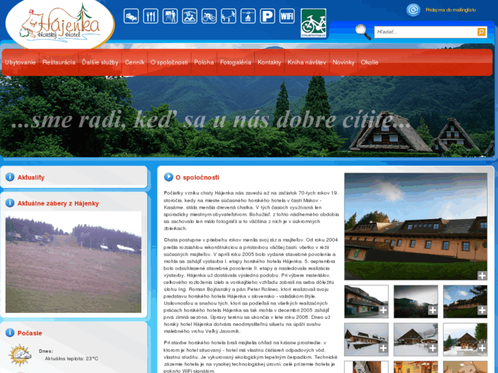 www.hajenkahotel.sk