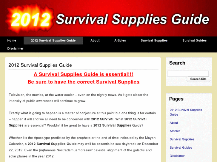 www.2012survivalsuppliesguide.com