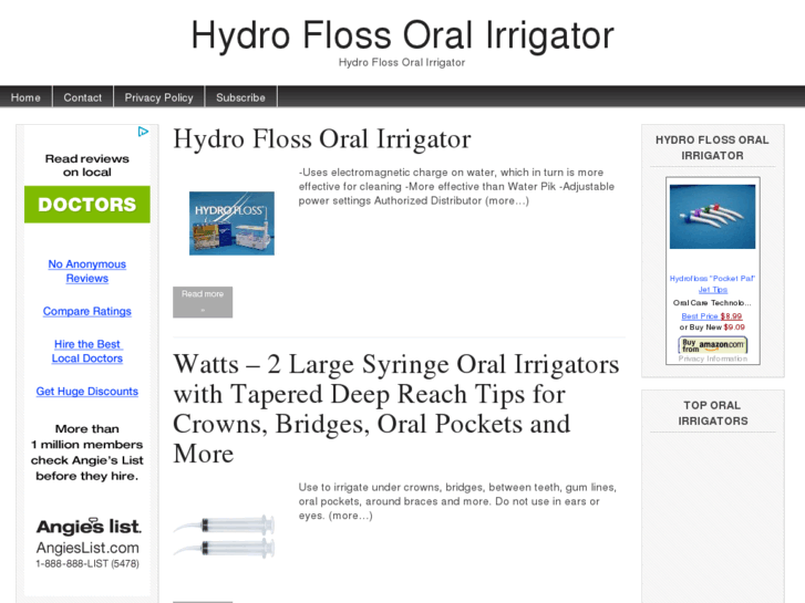 www.hydroflossoralirrigator.net