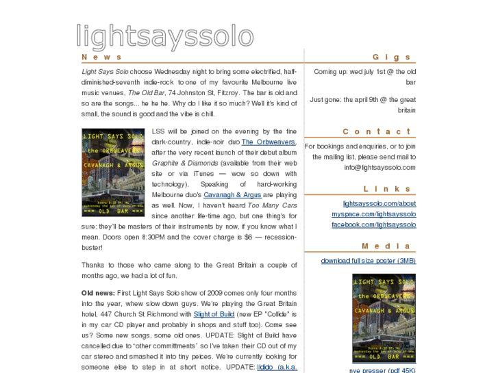 www.lightsayssolo.com