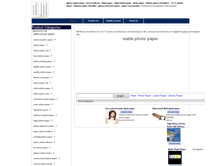 www.mattephotopaper.com