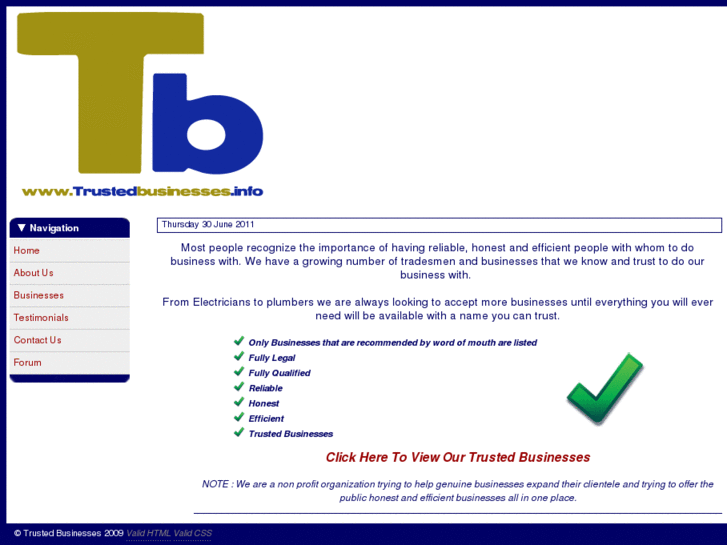www.trustedbusinesses.info