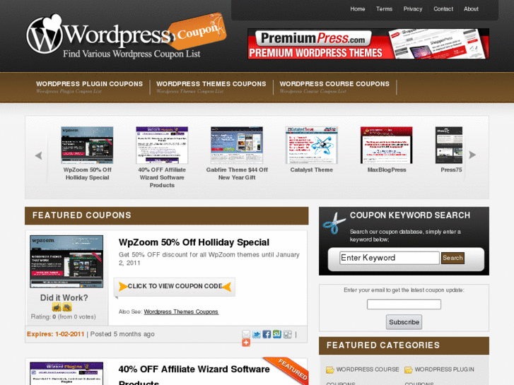 www.wordpress-coupon.com
