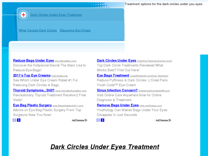 www.darkcirclesundereyestreatment.com