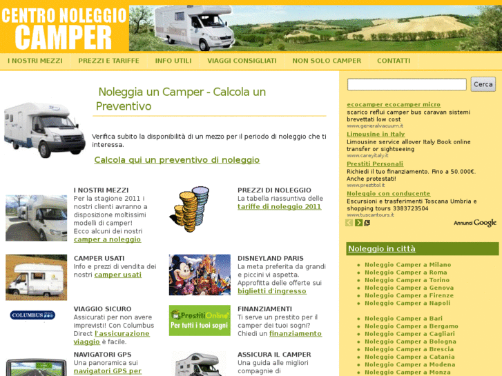 www.centronoleggiocamper.it