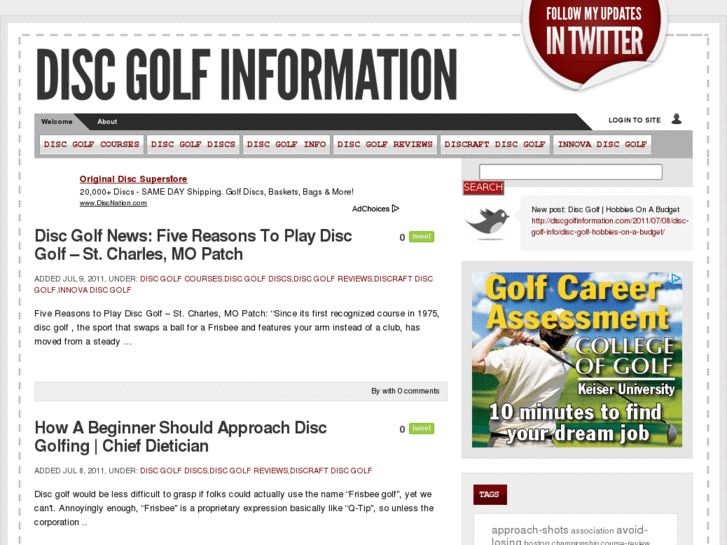 www.discgolfinformation.com