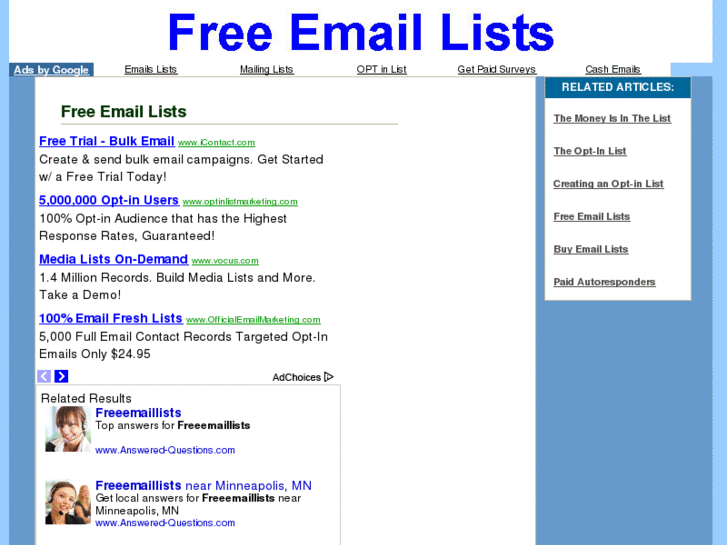 www.freeemaillists.net
