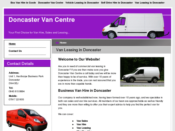 www.vanhiredoncaster.net