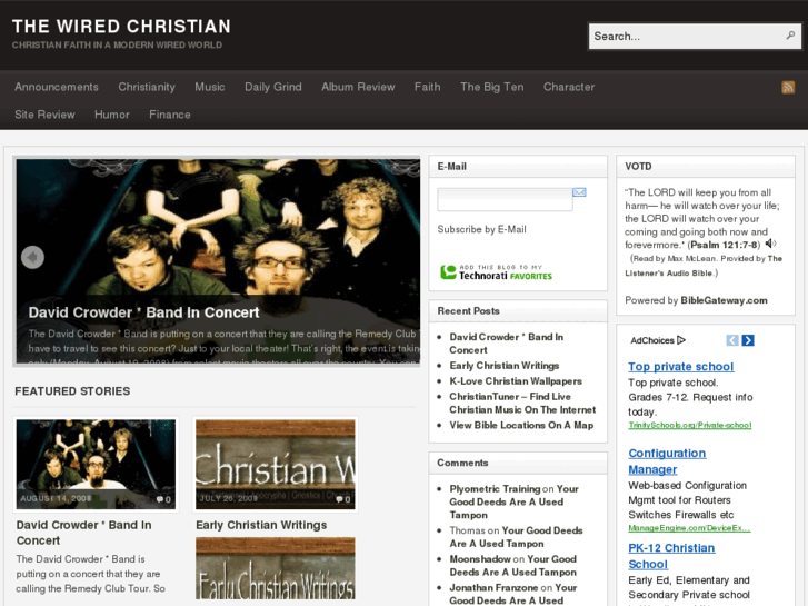 www.thewiredchristian.com