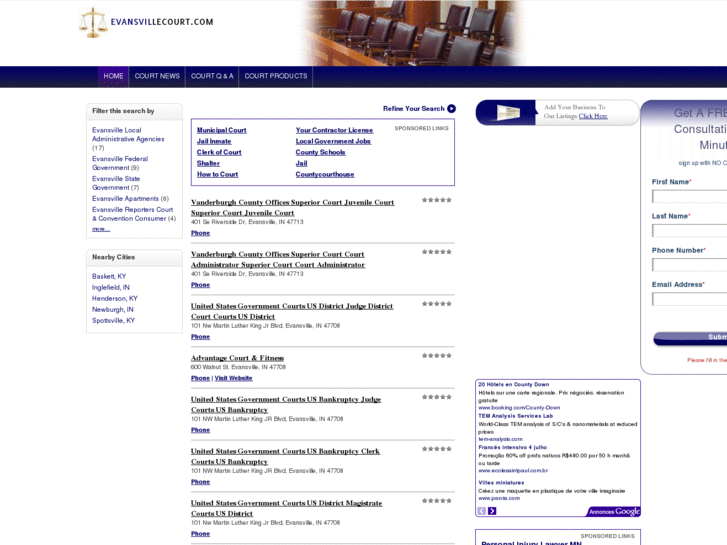 www.evansvillecourt.com