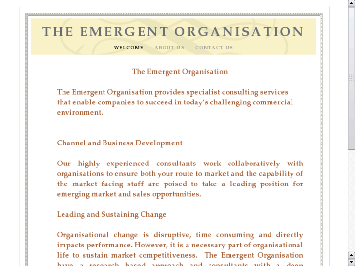 www.theemergentorganisation.com