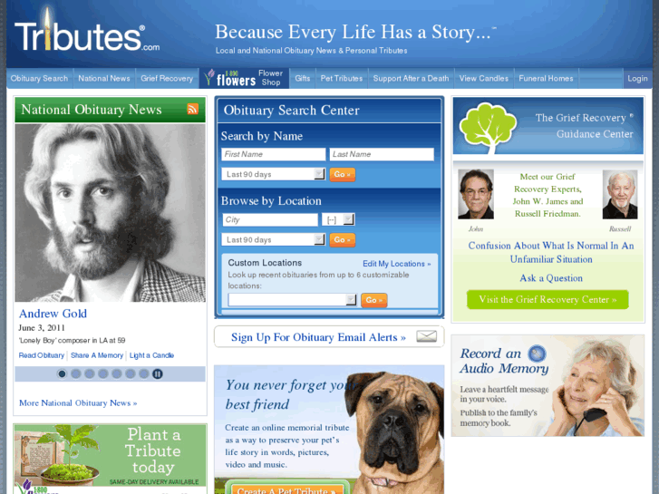 www.tributes.com