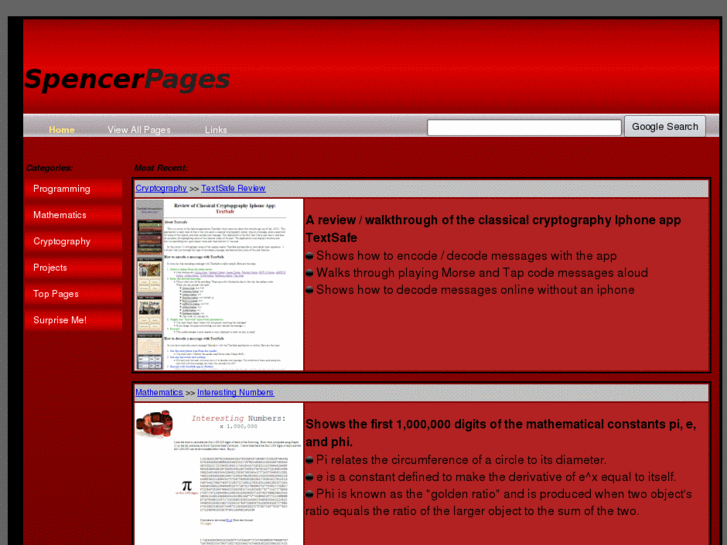 www.spencerpages.com