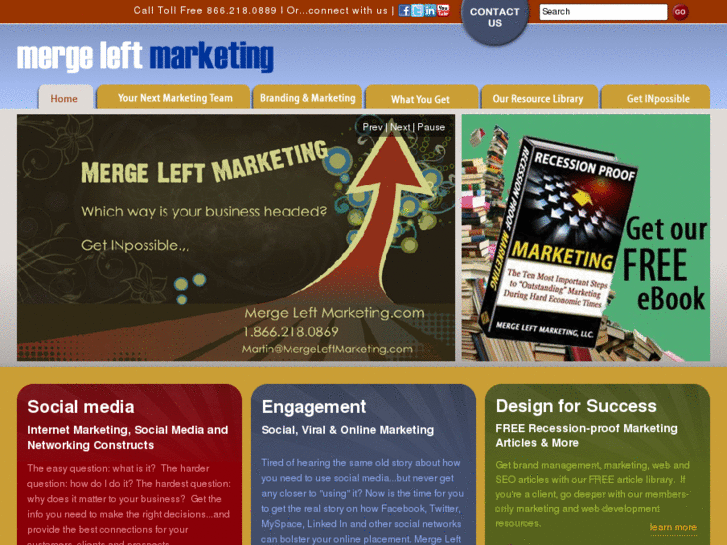 www.mergeleftmarketing.com