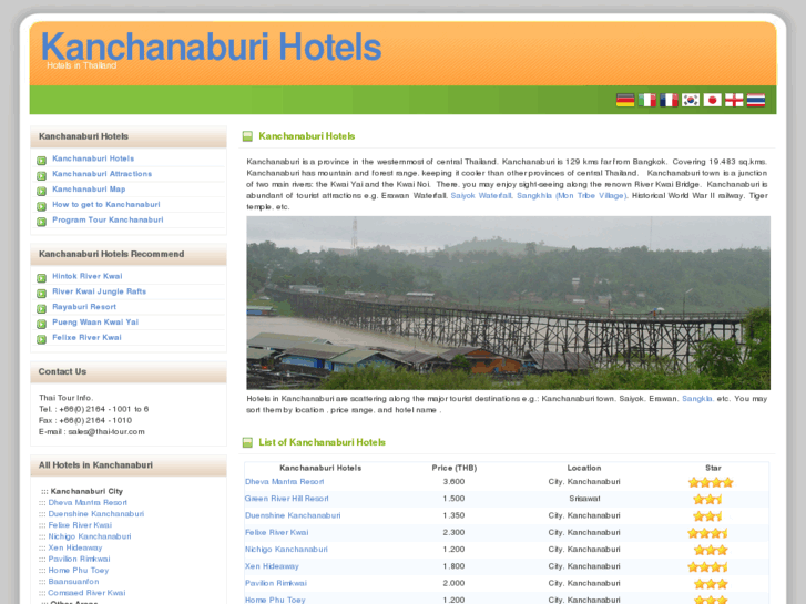 www.kanchanaburihotels.info