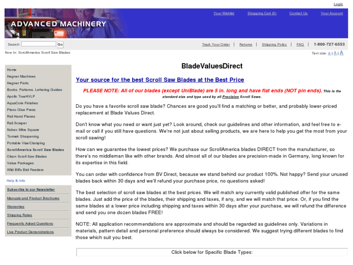 www.bladevaluesdirect.com