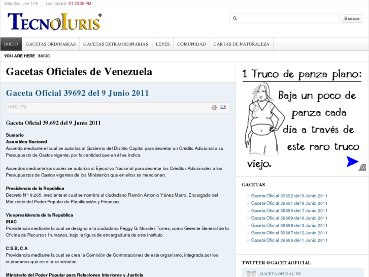 www.gacetaoficial.net