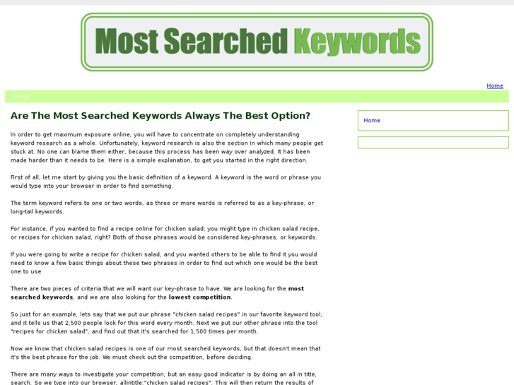 www.mostsearchedkeywords.com