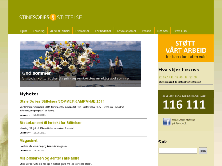 www.stinesofiesstiftelse.no