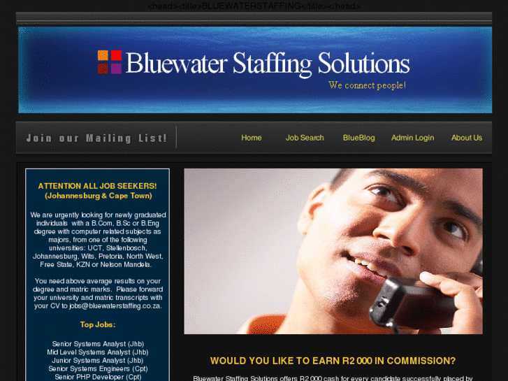 www.bluewaterstaffing.co.za