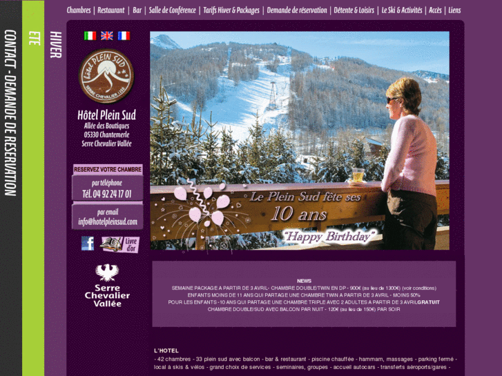 www.hotelpleinsud.com
