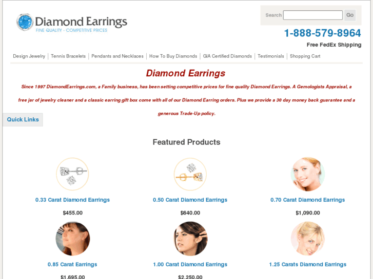 www.4diamondearrings.com