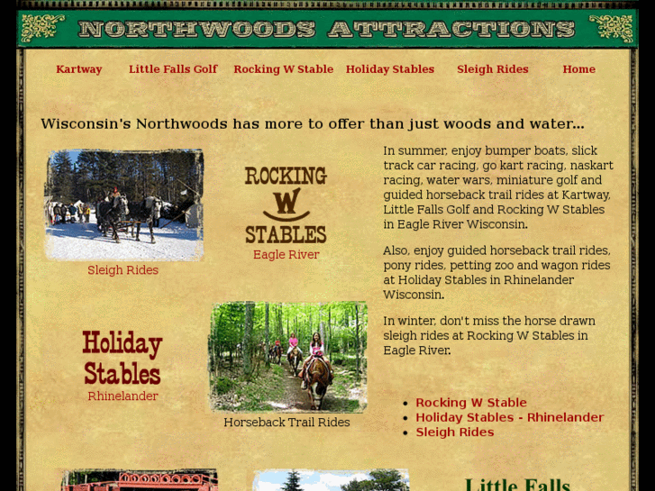 www.northwoodsattractions.com