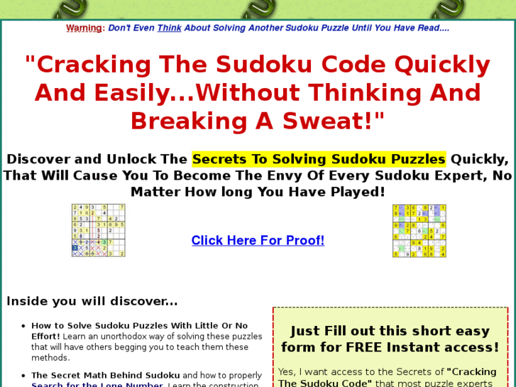 www.crackthesudokucode.com